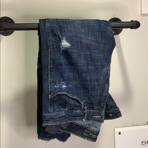 32 Men's Distressed Crop Jeans from ZARA